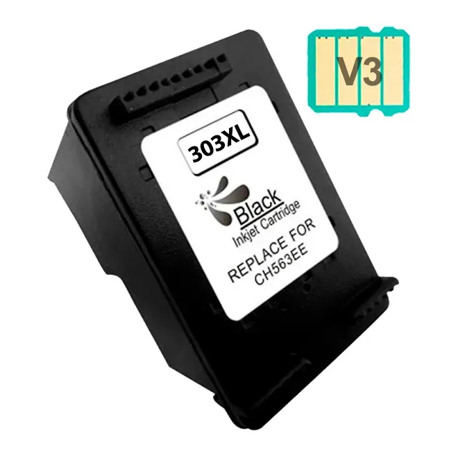PACK NOIR + 3 COULEURS HP 303XL Remanufacturé