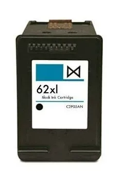 PACK NOIR + 3 COULEURS HP 62XL Remanufacturé